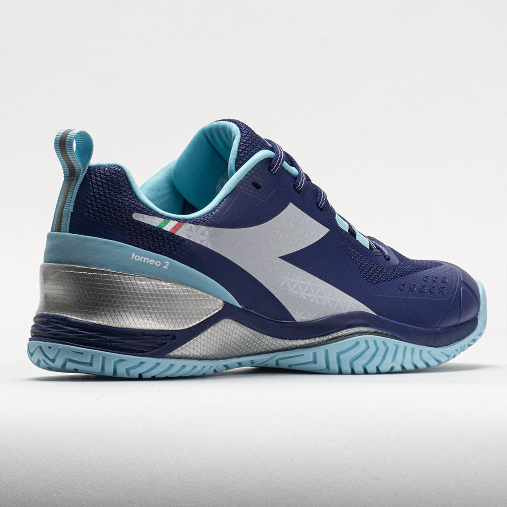 Diadora Blushield Torneo 2 AG Women's  Bluepint/White/Bright Baby Blue