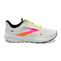 Men's Brooks Launch 9, White/Pink/Nightlife, 15 D Medium