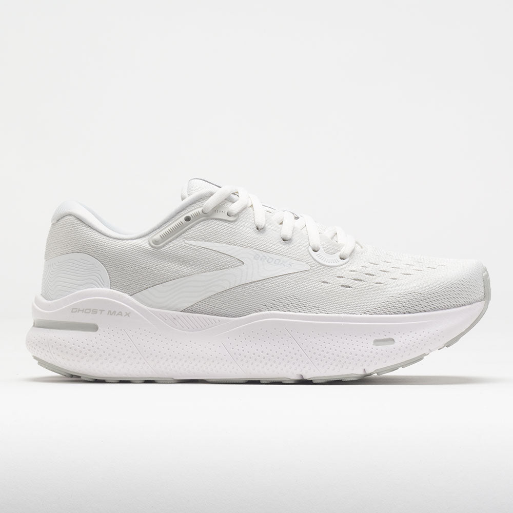 Brooks Ghost Max Men's  White/Oyster/Metallic Silver