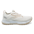 Women's Brooks Glycerin StealthFit 20, White/Khaki, 8.5 B Medium