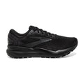 Women's Brooks Ghost 16, Black/Black/Ebony, 10 B Medium