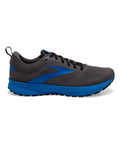 Men's Brooks Revel 5, Black/Grey/Blue, 12 D Medium
